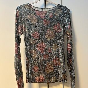 Fabulous Free People Sequined Top for the Holidays!